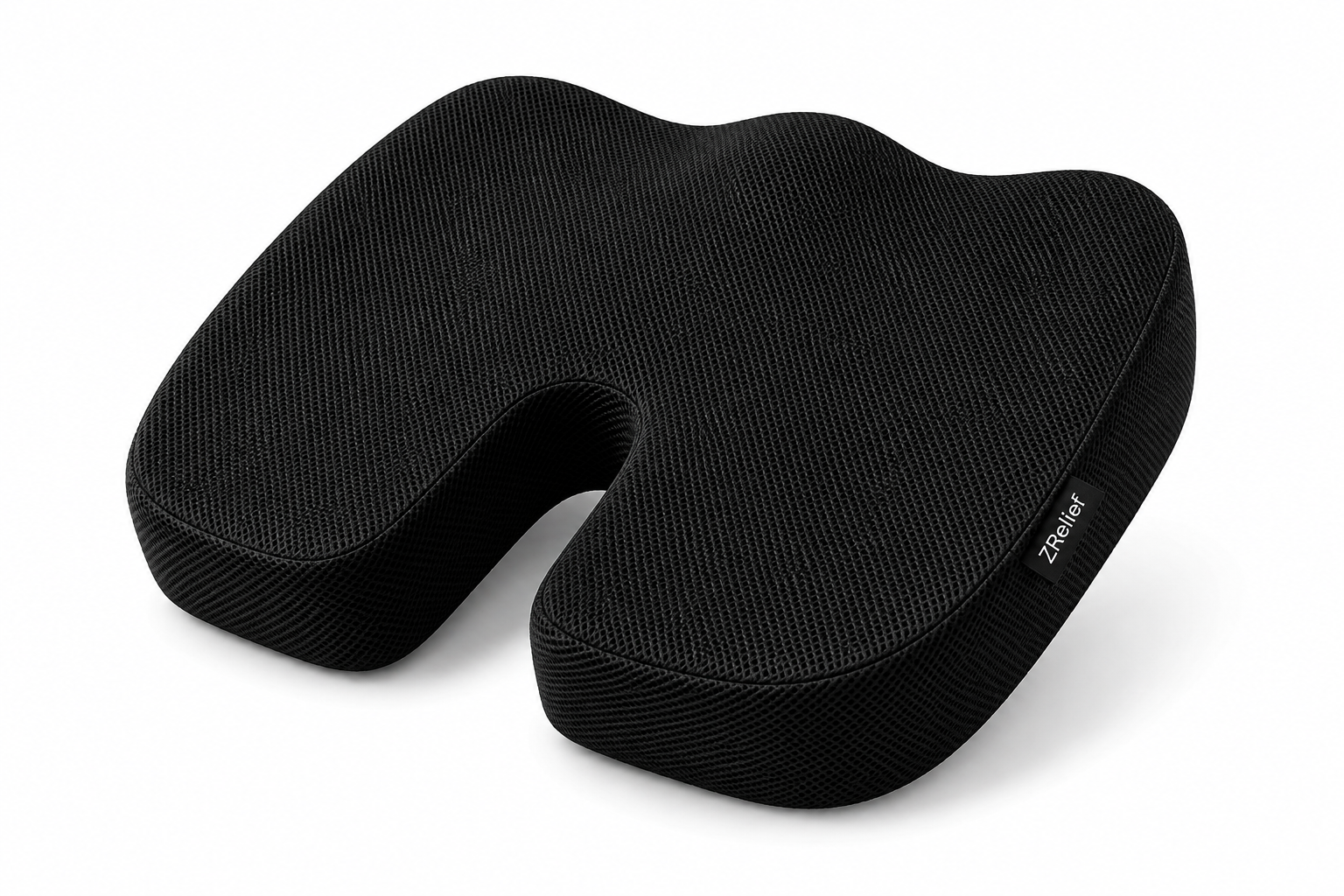 ZRelief™ Memory Foam Coccyx Cushion – Ergonomic Orthopaedic Seat Support